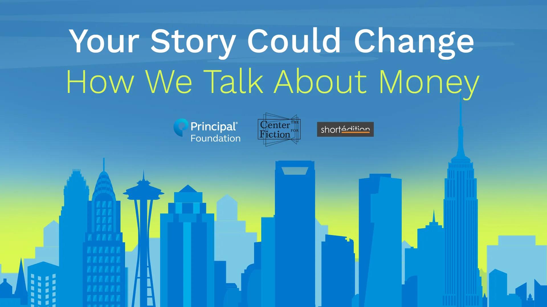 Graphic promoting how your story could change how we talk about money